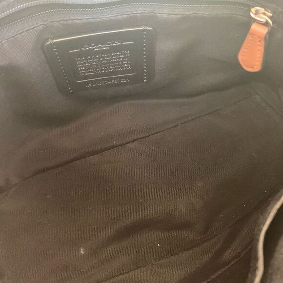 COACH sierra F57622 floral satchel bag set of two pink black large and medium - Picture 10 of 12